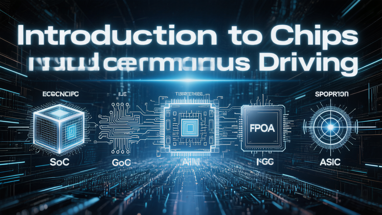 What chips are used in the field of autonomous driving