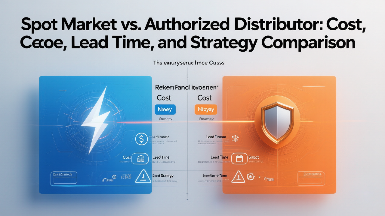 Spot Market vs. Authorized Distributor: Cost, Lead Time, and Strategy Comparison
